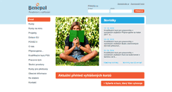 Desktop Screenshot of benepal.cz