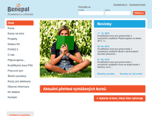 Tablet Screenshot of benepal.cz
